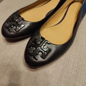 TORY BURCH BLACK BALLET FLATS